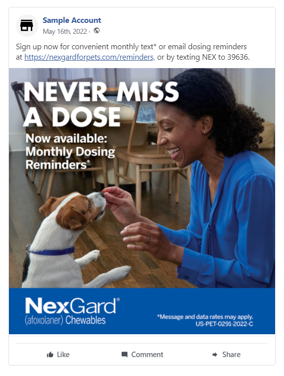 NexGard — Never Miss a Dose reminders