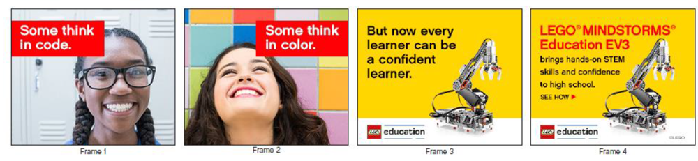 LEGO MINDSTORMS Education EV3 paid animation storyboard — Some think in code / in color