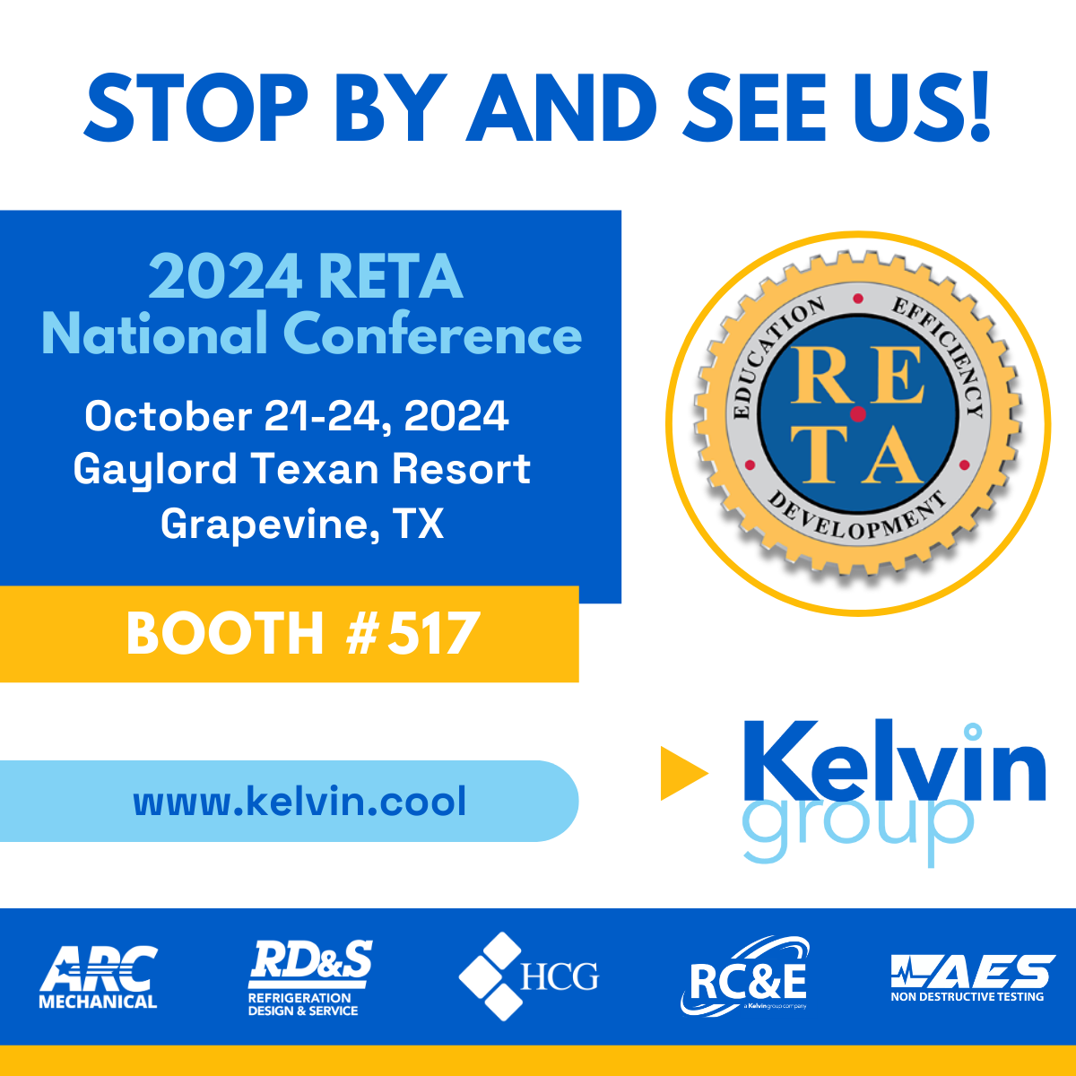 Kelvin Group — 2024 RETA National Conference, Booth #517